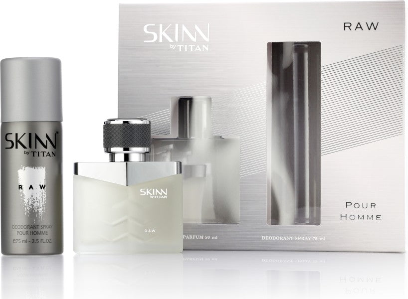 Skinn by Titan Raw Coffret Perfume + Deodorant Combo Set