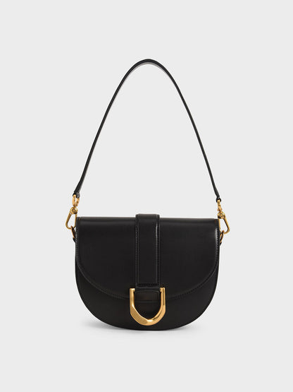 Black Colour Charles & Keith Ladies Hand Bag