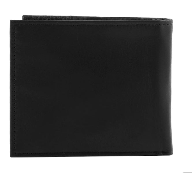 Titan Black Leather Bifold Wallet TW111LM1BK