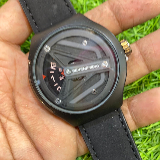 VES Black Square Dial Watch For Men Watch 220527