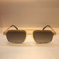 ARP Gold Frame Brown Shade Unisex Sunglass 2A569 40 13-136