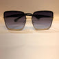 AHC Gold Black Frame Black Shade Unisex Sunglass CN8207 63 14-138