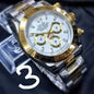 Silver Gold Chain Automatic Men’s Watch