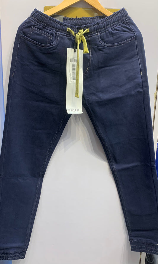 The Grey Black Navy Blue Colour With Plain Premium Quality Jogger  28091 AAA1