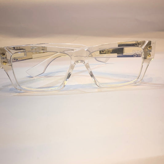 TID White Frame White Shade Unisex Branded Sunglasses Italy
