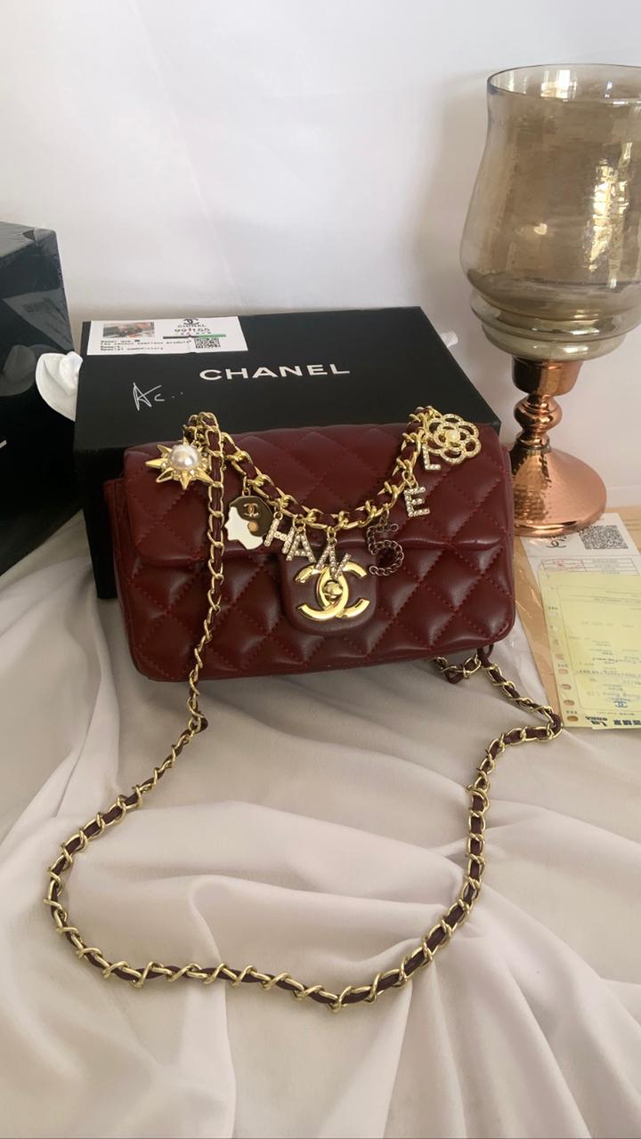 Maroon Colour Cha Ahc Heavy Quality Ladies Hand Bag