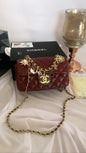 Maroon Colour Cha Ahc Heavy Quality Ladies Hand Bag