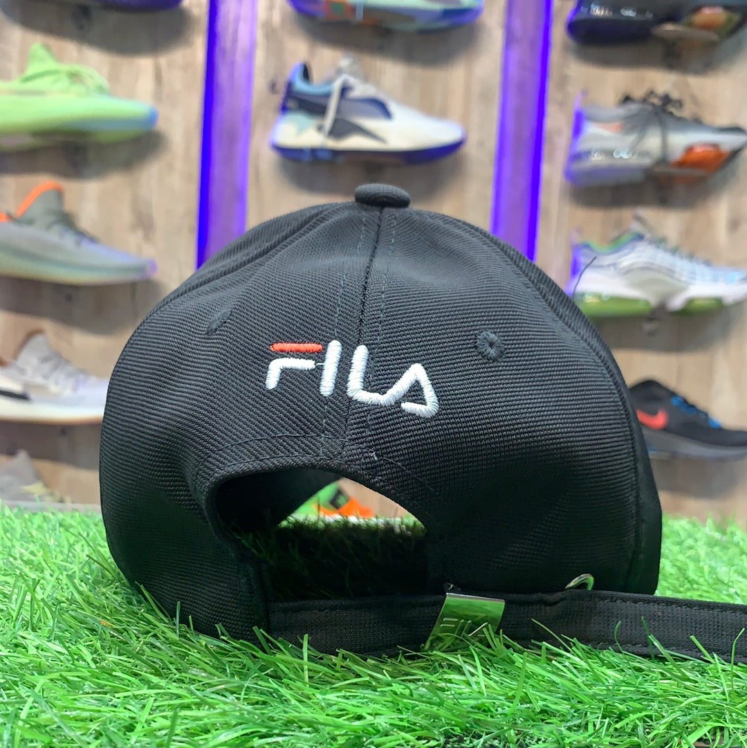 Black FILA Unisex Cap 700120
