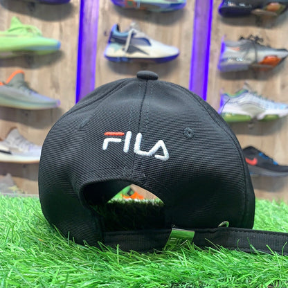 Black FILA Unisex Cap 700120
