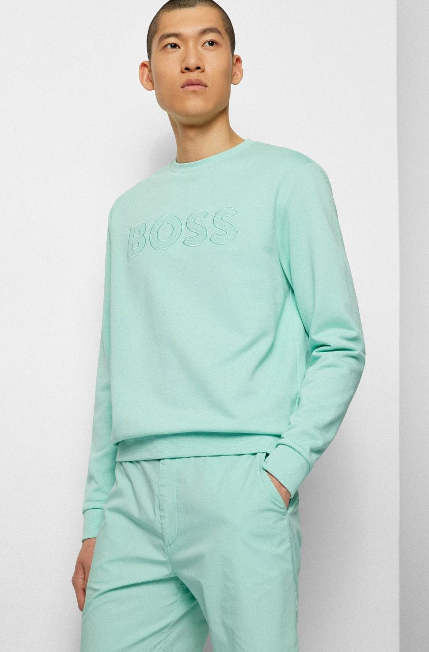 SOB Sea Green colour Full Sleeve Sweatshirt 19507