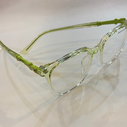 RHC CH HC Green Transperent Frame Transperant Shade Unisex Branded TR90 81254 52 21-144
