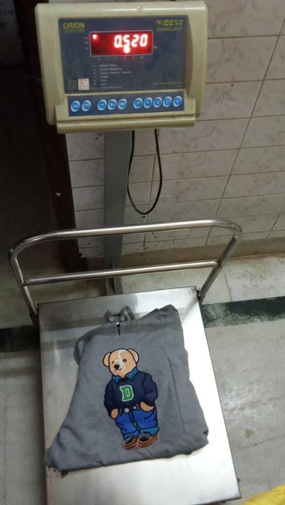 RL LOP POL Teal Colour Hoodie Teddy Bear Man Unisex  9152