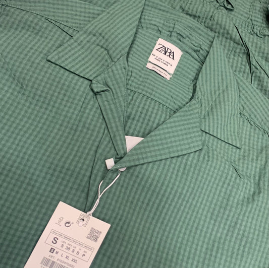 ZR Green Colour Plain Premium Quality Unisex Coord Set 861013