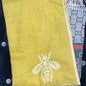 CUG Yellow Black Colour CUG Bee Print Heavy Quality Cashmere Muffler  9371