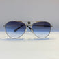 Lab Bal Silver Frame Sky Blue Shade Sunglass B85-7257 12-142