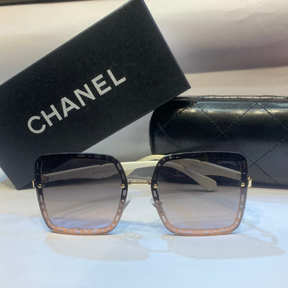 AHC Gold Frame Yellow Shade with Unisex Branded Sunglass CN8208 6314-138
