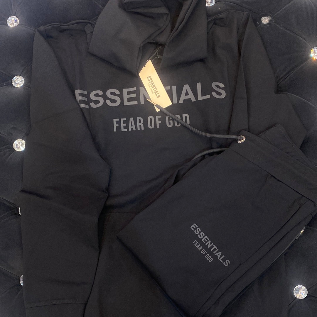 ESS SSE Black Colour With Ess Logo Heavy Quality Tracksuit 9408