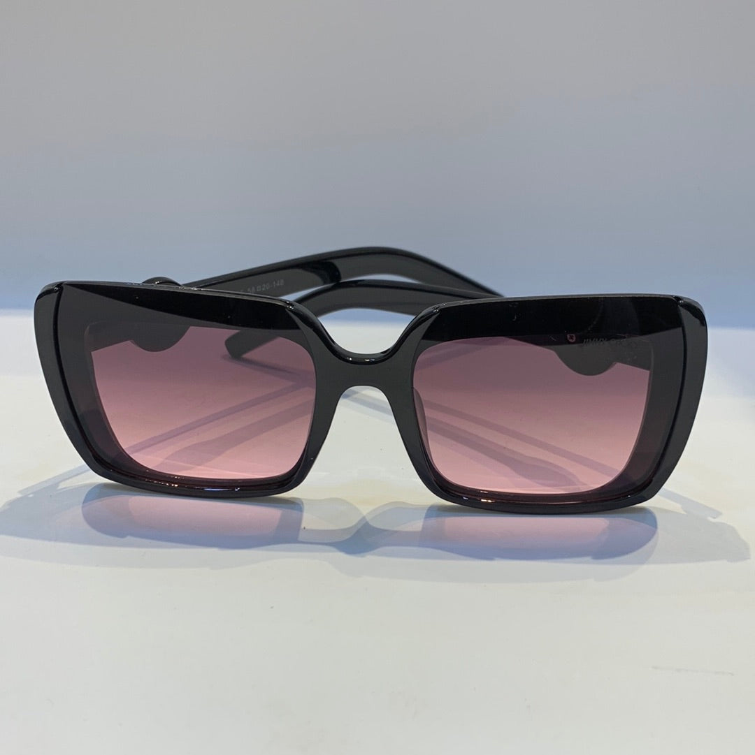 Mij Jim Black Frame Pink Shade Sunglass W902558 20-148