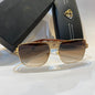 Gold Frame Brown Woody Stick Brown Shade Unisex Branded Sunglasses Z2220 53 18-140
