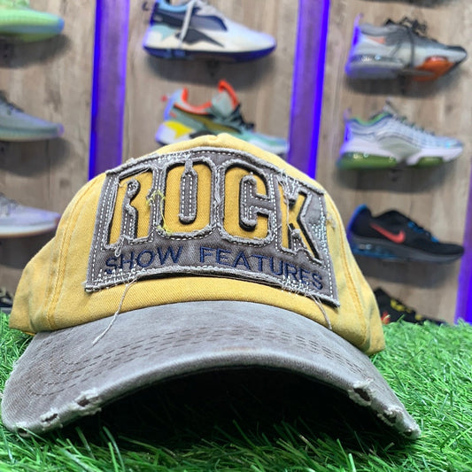 Yellow Grey Rock Ahow Features Cap 700124