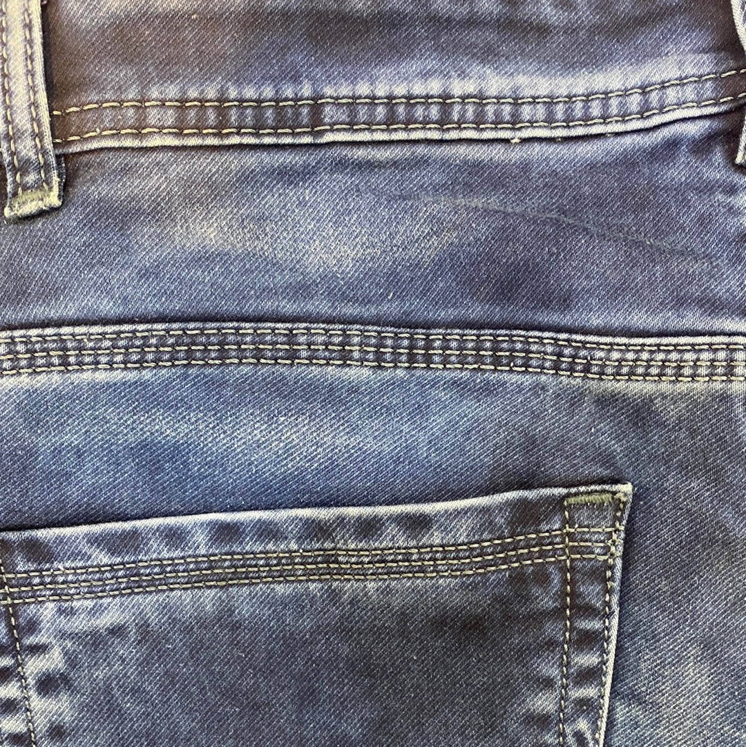 PUS Navy Blue Faded Straight Fit Branded Designer Men’s Jean’s PUS 1985