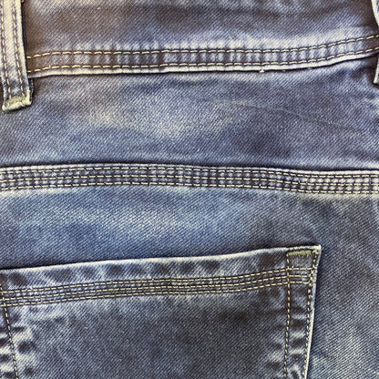 PUS Navy Blue Faded Straight Fit Branded Designer Men’s Jean’s PUS 1985