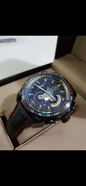 Black Strap Black Dial Watch For Men 400980