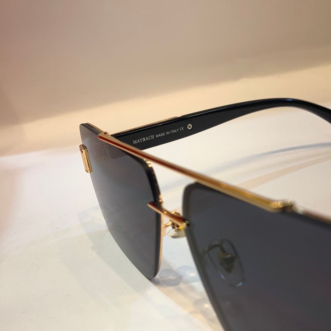 YAM Black Copper Frame Black Shade Unisex Sunglass 22050 62 14 140