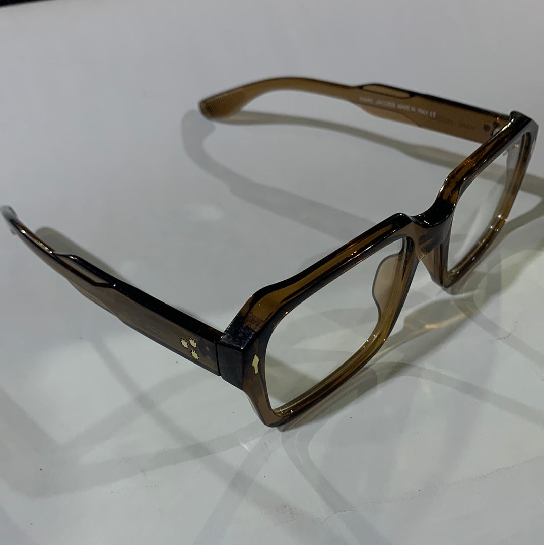 RAM Glossy Transperent Brown Frame Transperent Shade Unisex Sunglasses 86319 55 19 146