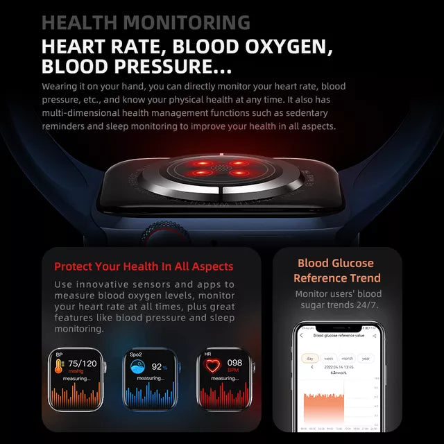 HW8 Max Smart Watch Bluetooth Calling Wireless Charging Wearfit Original with 1.99 Full Screen
