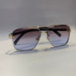 May yam glossy gold Frame purple Shade Unisex Sunglass 015A 63 13 140
