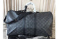 UOL Grey Black Blue Gold Monogram Unisex Duffle Bag 4141