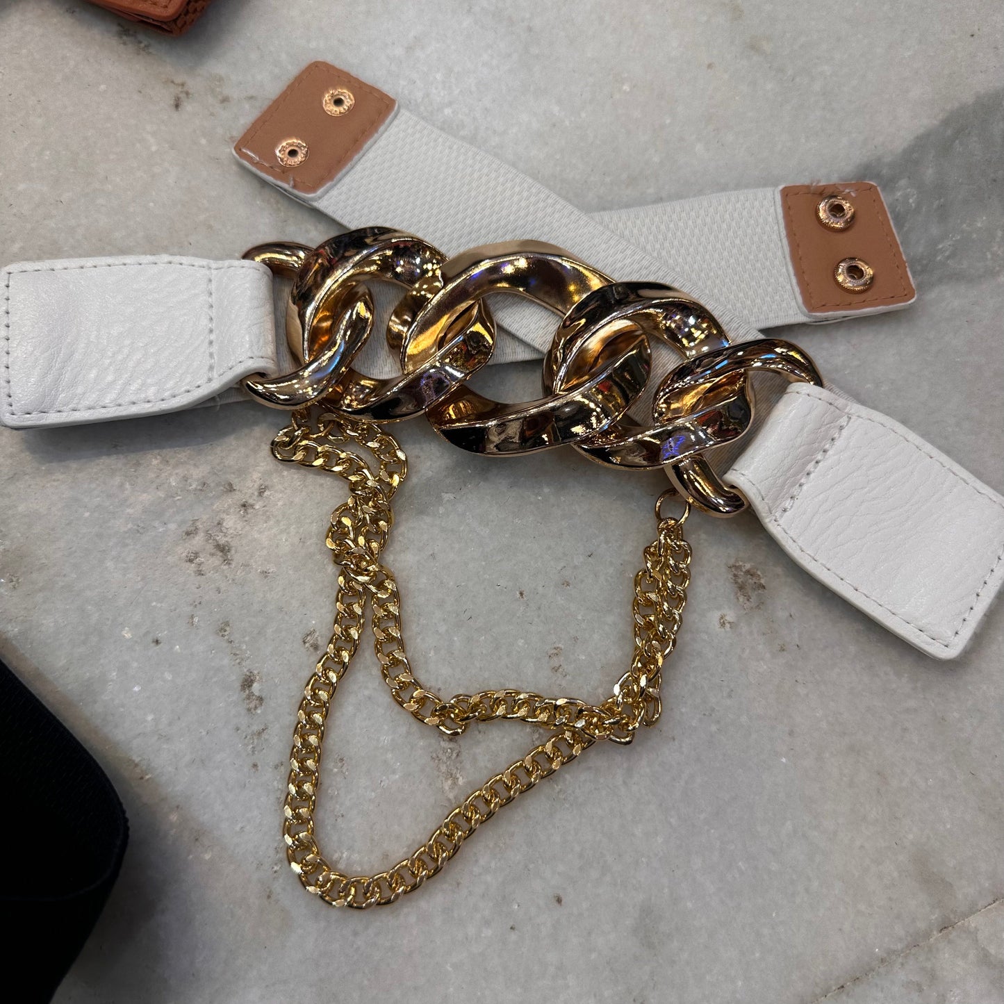 Fancy Belt Chain Circle Design Women Belt 1601