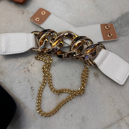 Fancy Belt Chain Circle Design Women Belt 1601