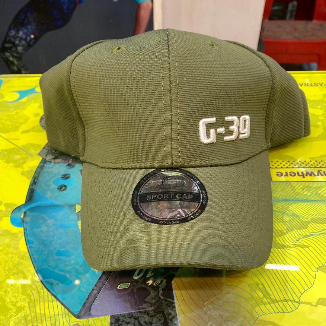 Olive Green Colour G 39 With Embroidered Design Sports Cap 913054