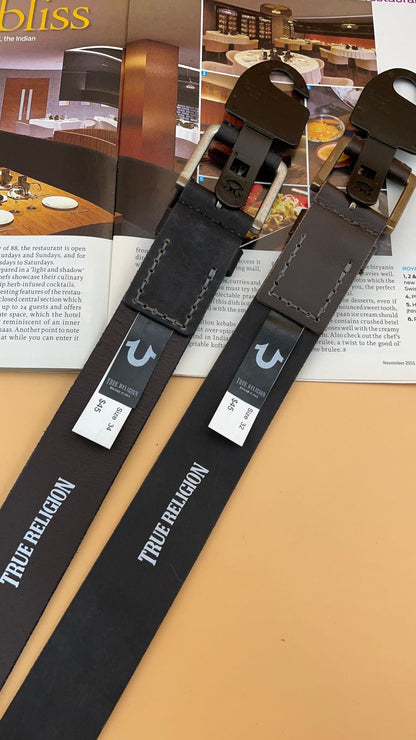 Brown TR300790 Genuine Leather Belt 92813