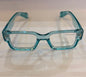 RAM Glossy Transperent Blue Frame Transperent Shade Unisex Sunglasses 86318 50 22 146