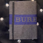 Bur Rub Grey Colour With Navy Blue Rub Logo Imported Muffler 49016