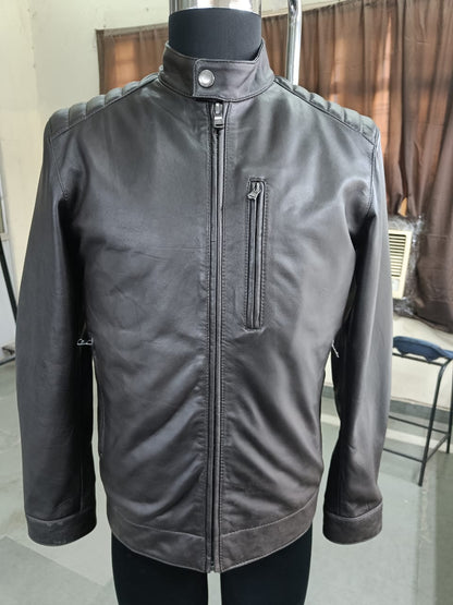 CIM KM Brown Colour Genuine Leather Surplus Men’s Jacket