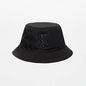YN Black Cap Black Embroidery Bucket Hat 300200
