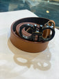 Ref Brown Belt With Black Buckle Ladies belt 12131