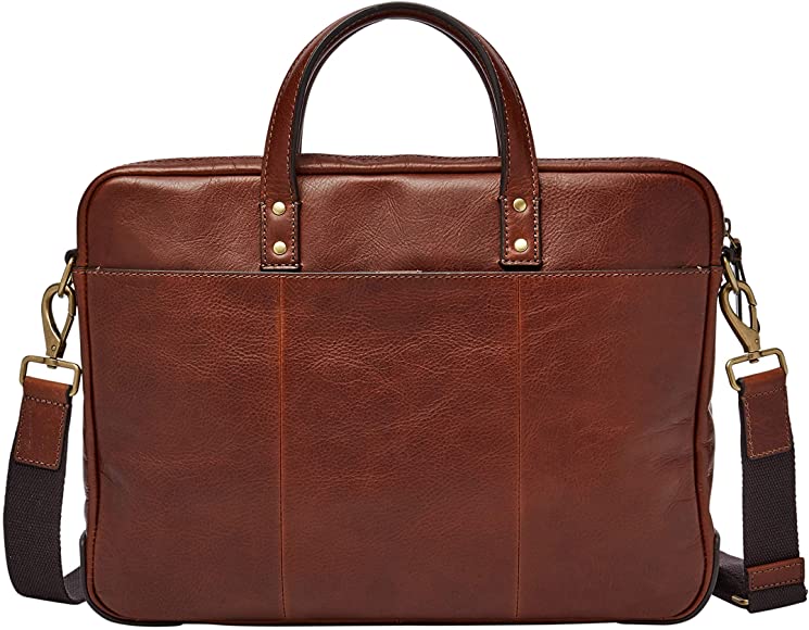 SOF FOS Genuine Leather Premium Quality Unisex Laptop Bag 77002
