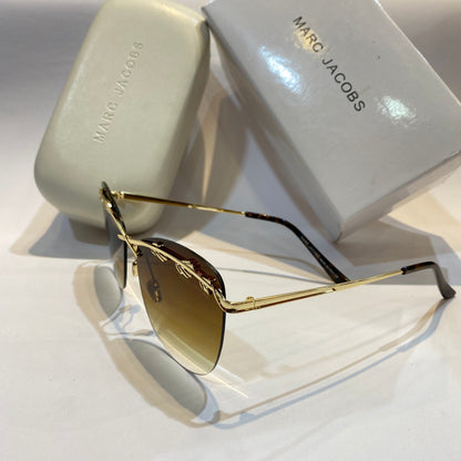 RAM Gold Frame Brown Shade Unisex Branded Sunglasses 258/S 62 17-140
