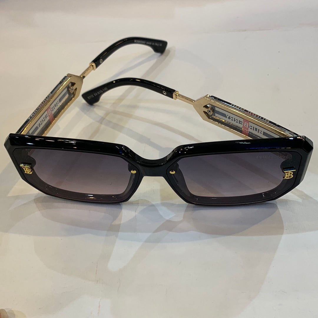 RUB Black Frame Black Pink Shade Unisex Sunglass 8312 54 18-140