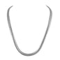 Sliver Colour Stainless Steel Herringbone Chain Cross Unisex Necklace 199903