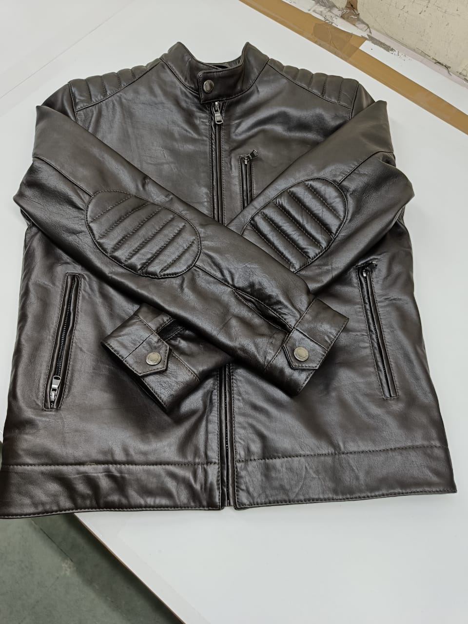 CIM KM Brown Colour Genuine Leather Surplus Men’s Jacket