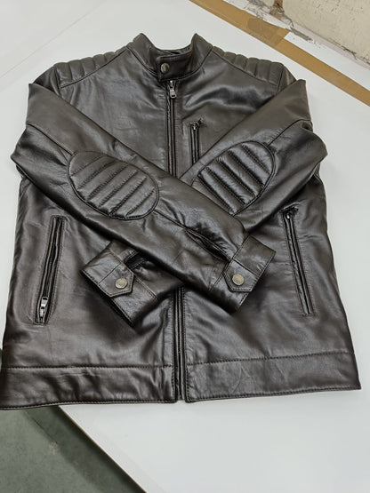 CIM KM Brown Colour Genuine Leather Surplus Men’s Jacket