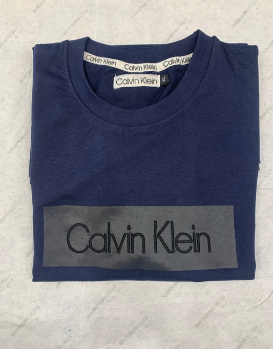 kC LAC Navy Blue Color With Front Logo Print Store Article Tshirt 780110 03082023