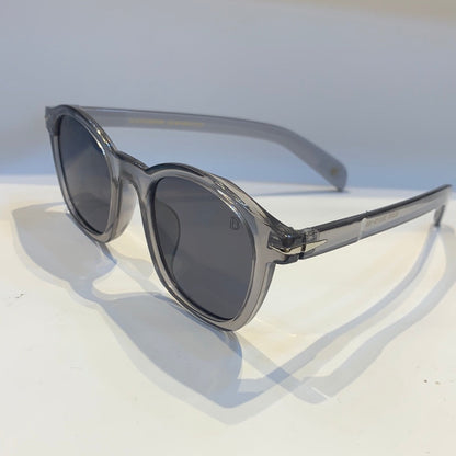 BD Transparent Grey Frame Black Shade Unisex Sunglass B2205 55 15-150