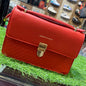 Red CH Imported Leather Sling Bag for Her / Ladies / Girls Ahc